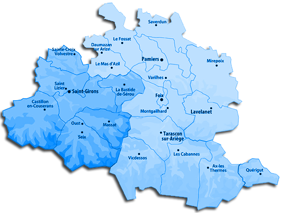 Carte Ariège